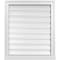 Ekena Millwork Vertical Surface Mount PVC Gable Vent: Functional, w/ 2"W x 2"P Brickmould Sill Frame, 24"W x 28"H GVPVE24X2803SF - alternate 1